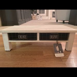 Rae Dunn NWT desk organizer computer stand with drawers for office organization